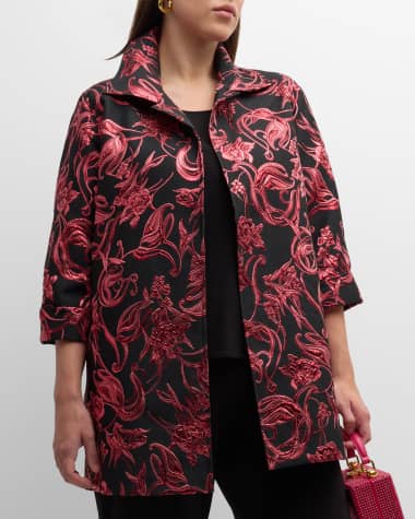 Caroline rose clearance plus size jackets