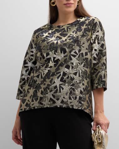 Neiman marcus plus size blouses discount