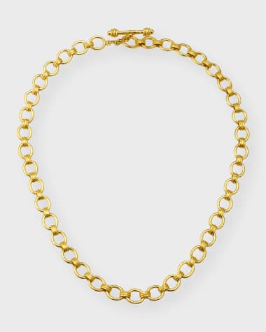 Elizabeth Locke 19K Montalcino Chain with Toggle, 17"L