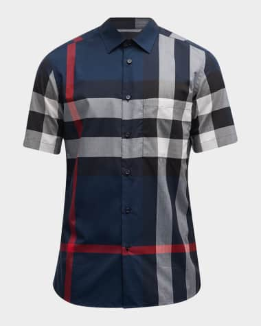 Burberry Men's Summerton Check Button-Down Shirt