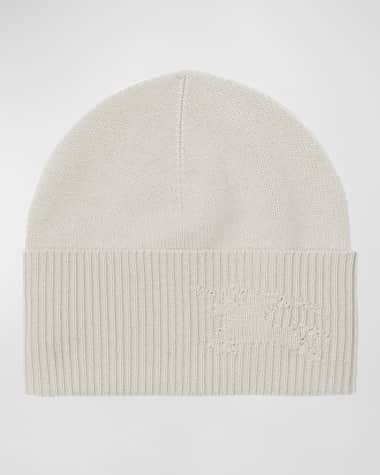 Burberry Men's Cashmere EKD Beanie Hat