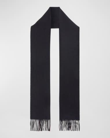 Burberry Men's Reversible Cashmere Vintage Check Scarf