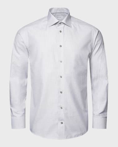 Eton Men's Contemporary Fit Twill Dress Shirt