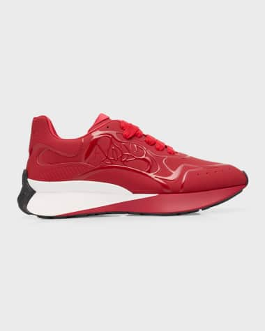 Red Alexander McQueen Oversized Runner Sneakers