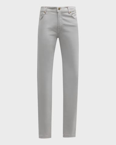 Marco Pescarolo Men's Classic Bull Denim 5-Pocket Pants