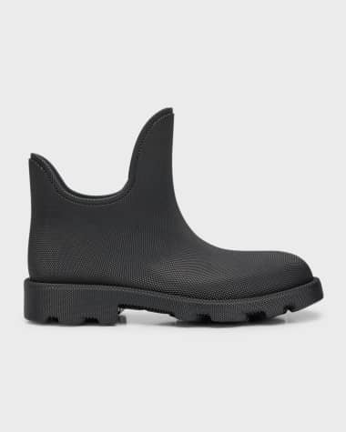 Burberry Men's Ray Rubber Ankle Boots