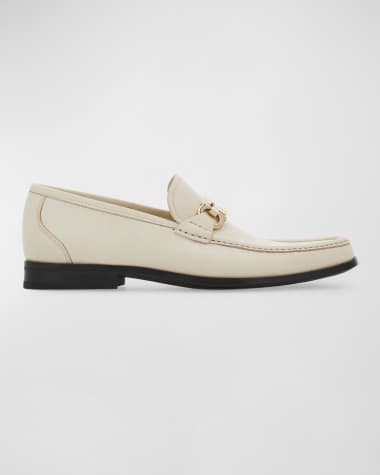 Mens designer white loafers hotsell