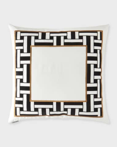 Lili Alessandra Tommy Euro Border Pillow