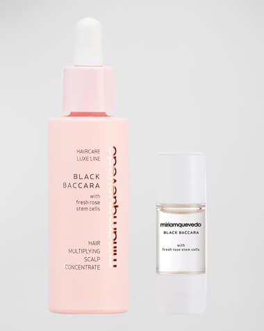 Miriam Quevedo Black Baccara Hair Multiplying Scalp Concentrate + Pre-Treatment Exfoliator