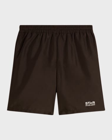 Golden Goose Men's Star Logo Athletic Shorts