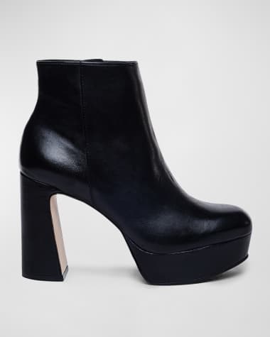 Designer best sale platform booties