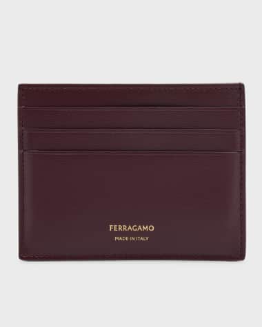 Ferragamo Men's Classic Leather Card Holder
