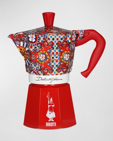 Bialetti x Dolce&Gabbana Moka Express 6-Cup Stovetop Coffee Pot