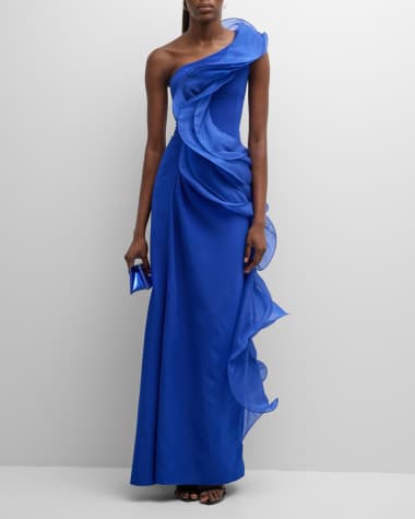 Neiman marcus royal blue dress deals