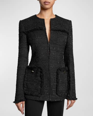 Black Tweed Jacket | Neiman Marcus