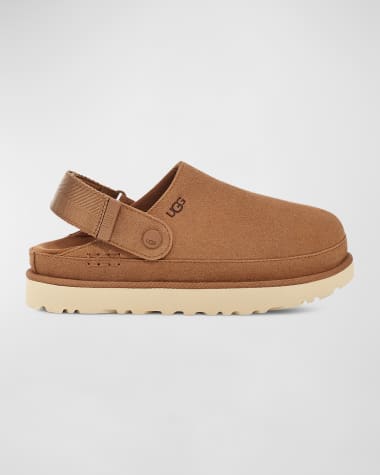 UGG Goldenstar Suede Slingback Clogs