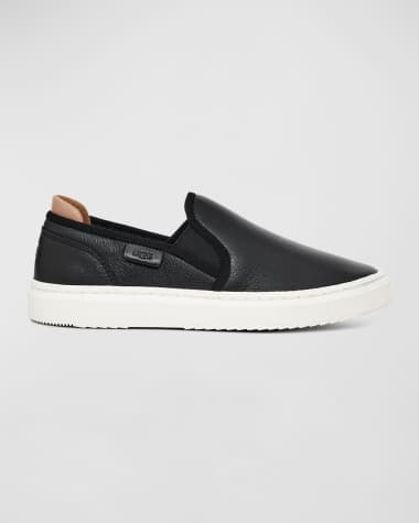 UGG Alameda Leather Slip-On Sneakers