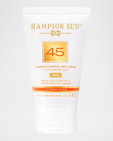 Hampton Sun Wrinkle Control Face Cream, SPF 45