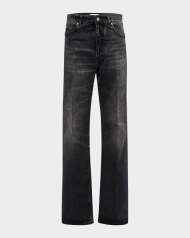 Ferragamo Men's Stone Wash Denim Jeans