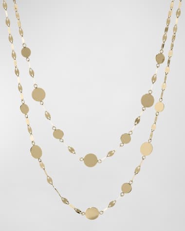 LANA Duo Gypsy Disc Necklace