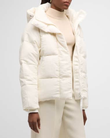 Canada goose white on sale jacket
