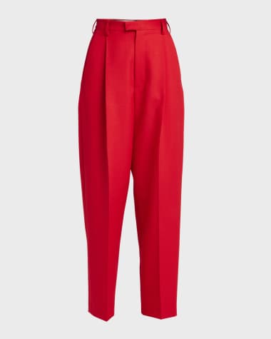Marni Straight-Leg Pleated Trousers