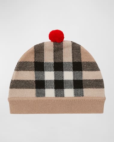 Burberry Kids Gabriel Check Bucket (Little Kids/Big Kids)