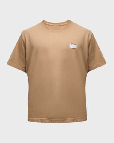 Raleigh Workshop Men's Label Cotton T-Shirt, Khaki