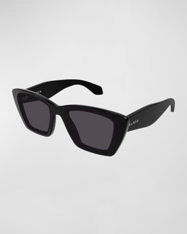 ALAIA Sleek Acetate Butterfly Sunglasses
