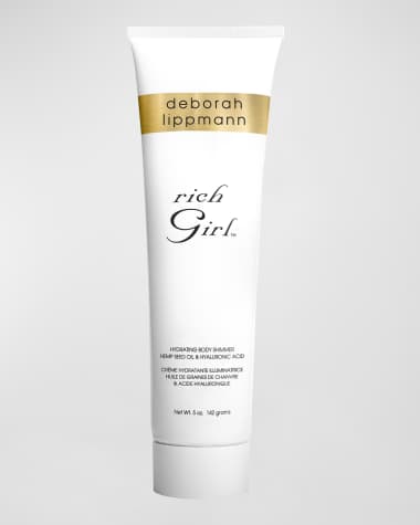 Deborah Lippmann Rich Girl Shimmering Body Lotion with CBD Oil, 5 oz.