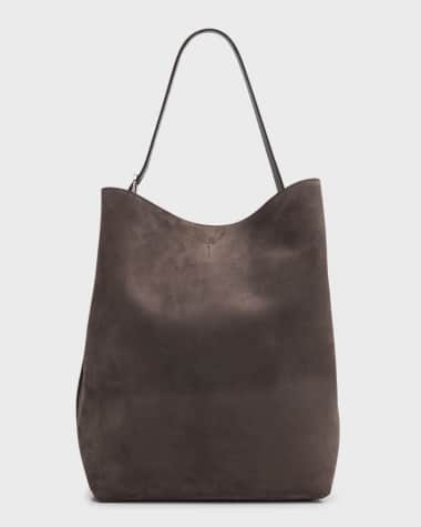 Toteme Belted Tote Bag in Suede