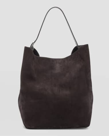 Toteme Belted Tote Bag in Suede