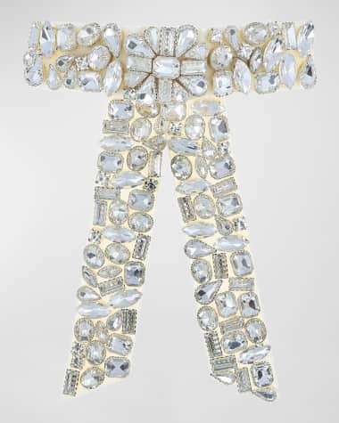 L. Erickson Melanie Embellished Bow Barrette