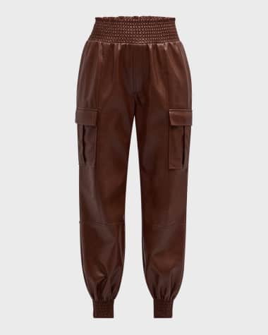 Cinq a Sept Jenning Vegan Leather Cargo Pants