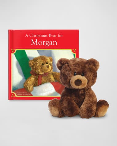 I See Me! Christmas Bear Personalized Book with Bear Gift Set