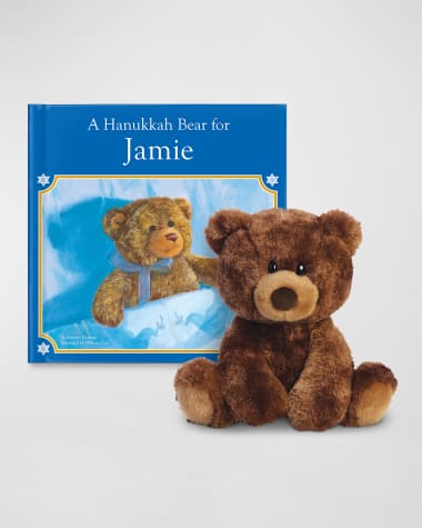 I See Me! A Hanukkah Bear For Me Personalized Book with Bear Gift Set