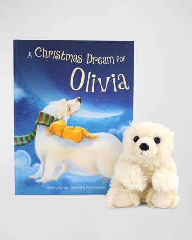 I See Me! "A Christmas Dream for Me" Personalized Storybook and Plush Polar Bear Gift Set