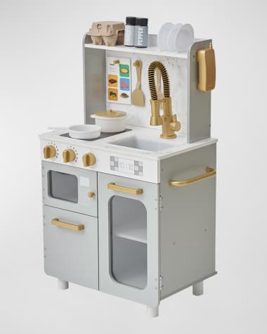 Teamson Kids Kid's Little Chef Memphis Small Play Kitchen W/ Accessories