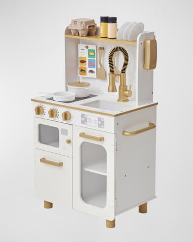Teamson Kids Kid's Little Chef Memphis Small Play Kitchen W/ Accessories