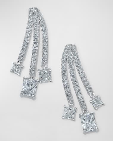 Cz by kenneth jay lane hotsell martini stud bezel post earrings