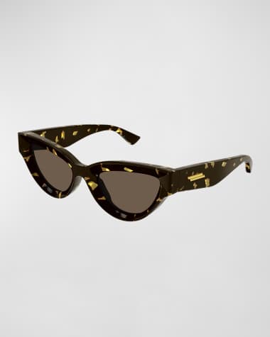 Bottega Veneta Cat-Eye Acetate Sunglasses