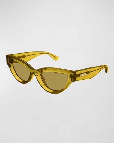 Bottega Veneta Cat-Eye Acetate Sunglasses