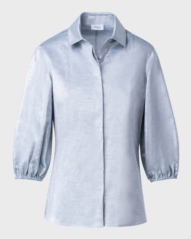 Silver dress hot sale blouses