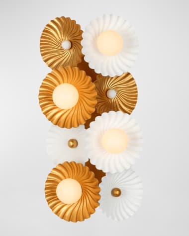 Allegri Crystal by Kalco Lighting Damask 4-Light Sconce
