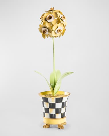 MacKenzie-Childs Botany Potted Primrose Flower