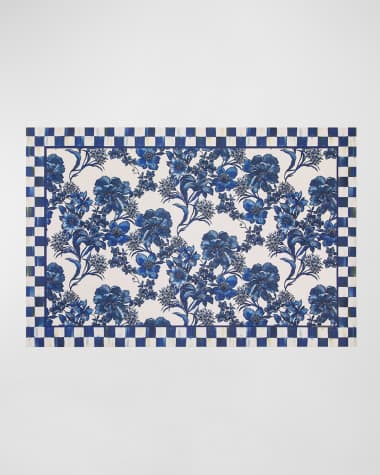 MacKenzie-Childs Royal English Garden Floor Mat, 2' x 3'