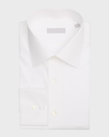 Stefano Ricci Men's Cotton Tonal Stripe Dress Shirt