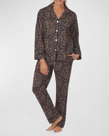 BedHead Pajamas Printed Organic Cotton Lawn Pajama Set