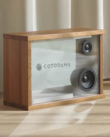 COTODAMA Lyric Speaker Box, Oak Wood