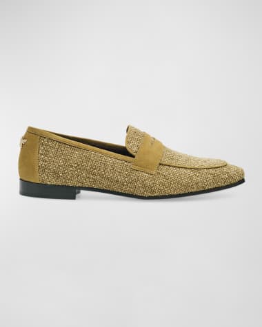 Bougeotte Bicolor Flat Penny Loafers